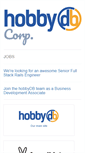 Mobile Screenshot of hobbydbcorp.com